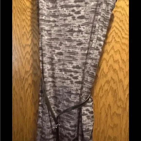 Michael Kors Black and White Patterned Midi Dress - Picture 4 of 7